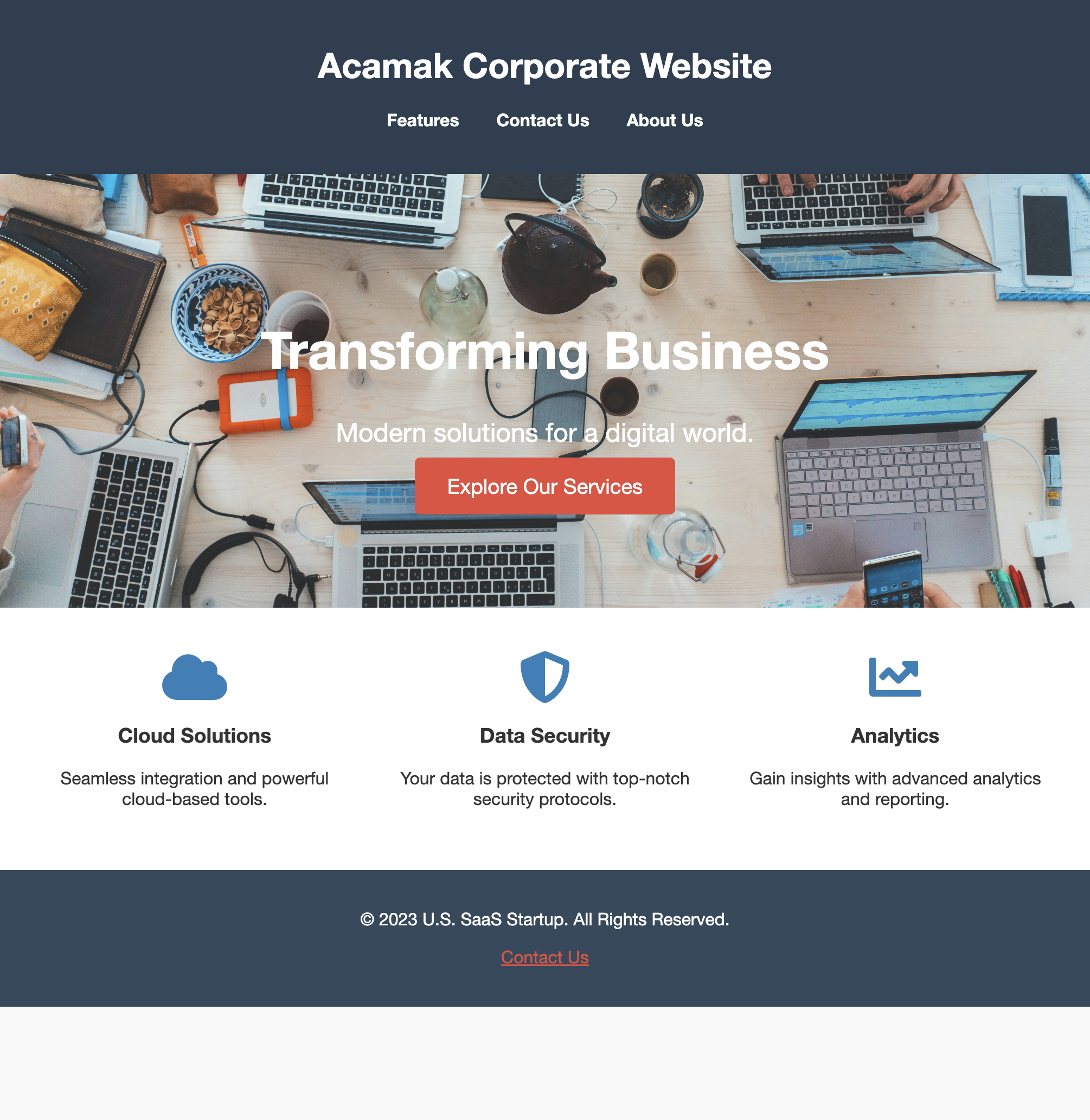 Corporate Website Redesign