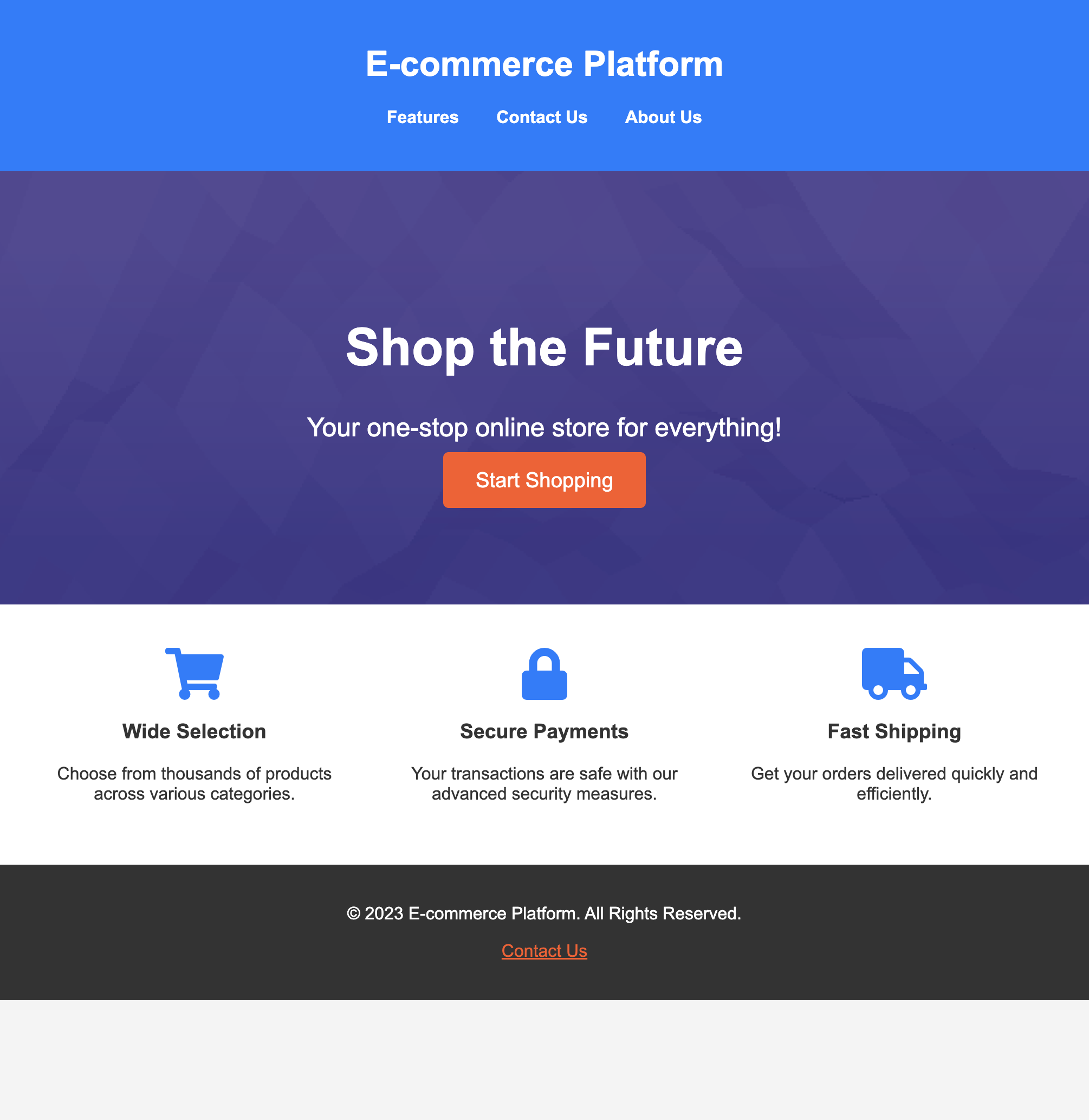 E-commerce Platform